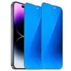 iPhone 14 Pro Mirror Privacy-panssarilasi, koko näytön kattava (sininen)