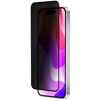 iPhone 15 Plus / 16 Plus Privacy-panssarilasi, koko näytön kattava