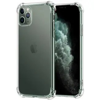 iPhone 11 Pro Max suojakuori, TPU-bumper, läpinäkyvä