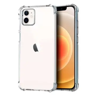 iPhone 12 mini suojakuori, TPU-bumper, läpinäkyvä
