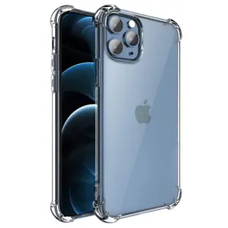iPhone 12 / 12 Pro suojakuori, TPU-bumper, läpinäkyvä