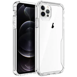 iPhone 12 Pro Max suojakuori, TPU-bumper, läpinäkyvä