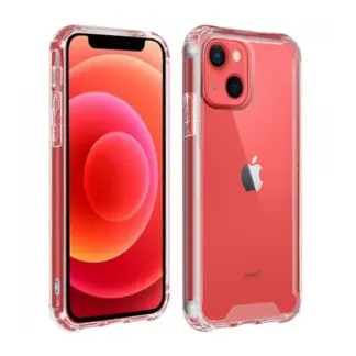 iPhone 13 mini suojakuori, TPU-bumper, läpinäkyvä