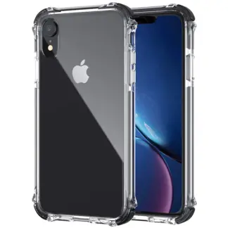iPhone XR suojakuori, TPU-bumper, läpinäkyvä