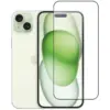 Koko näytön 5D panssarilasi iPhone 15, kirkas