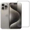 Koko näytön 5D panssarilasi iPhone 15 Pro Max, kirkas