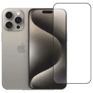 Koko näytön 5D panssarilasi iPhone 15 Pro Max, kirkas