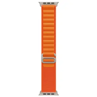 Alpine Loop ranneke, Apple Watch 42mm / 44mm / 45mm / 46mm / 49mm, oranssi