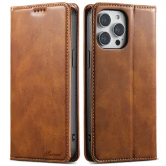 iPhone 14 Pro Max premium lompakkokuori, beige